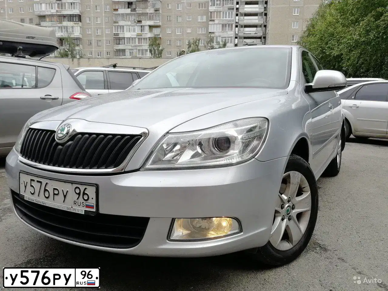 Фото автомобиля SKODA OCTAVIA, 2012 — госномер М360СО159. Цвет: СВЕТЛО-СЕРЫЙ
