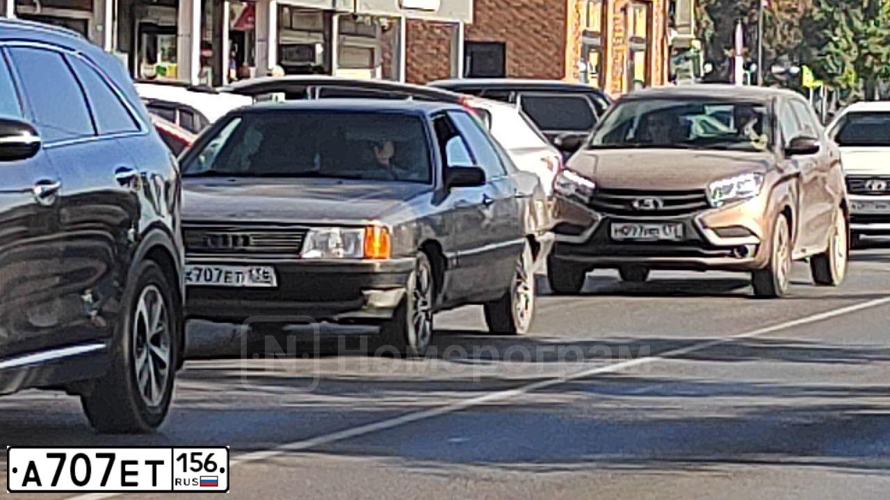 Фото автомобиля RENAULT LOGAN, 2007 — госномер А707ЕТ156. Цвет: ТЕМНО-СЕРЫЙ