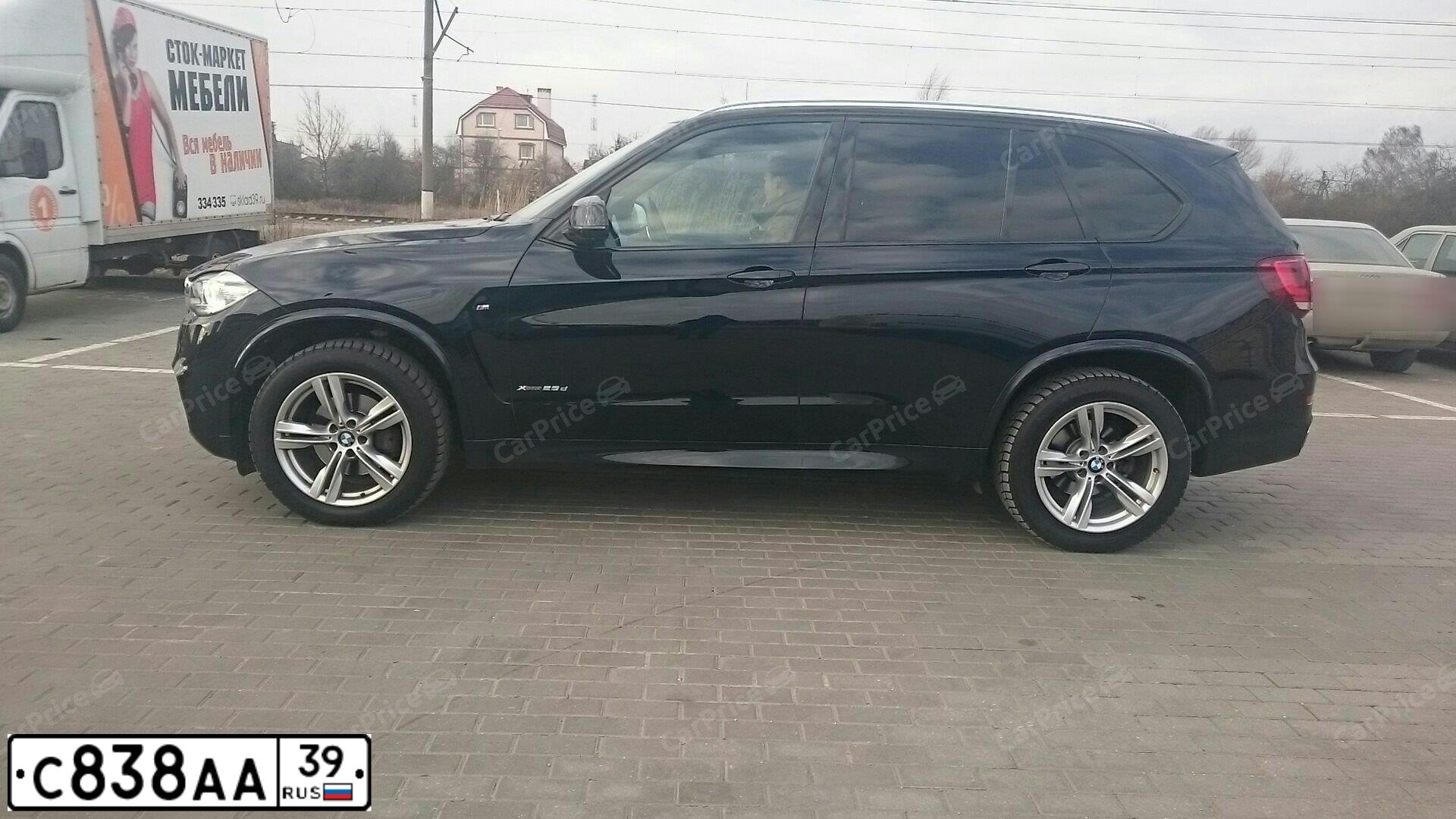 Фото автомобиля BMW X5, 2014 — госномер С992ХУ39. Цвет: ЧЕРНЫЙ