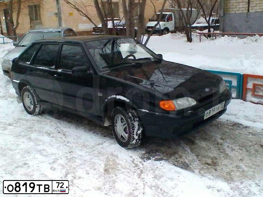 Фото автомобиля LADA 2114 SAMARA, 2008 — госномер Т062СА72. Цвет: ТЕМНО-ЗЕЛЕНЫЙ