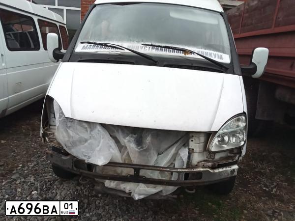 Фото автомобиля GAZ 2705 EL, 2008 — госномер А696ВА01. Цвет: БЕЛЫЙ
