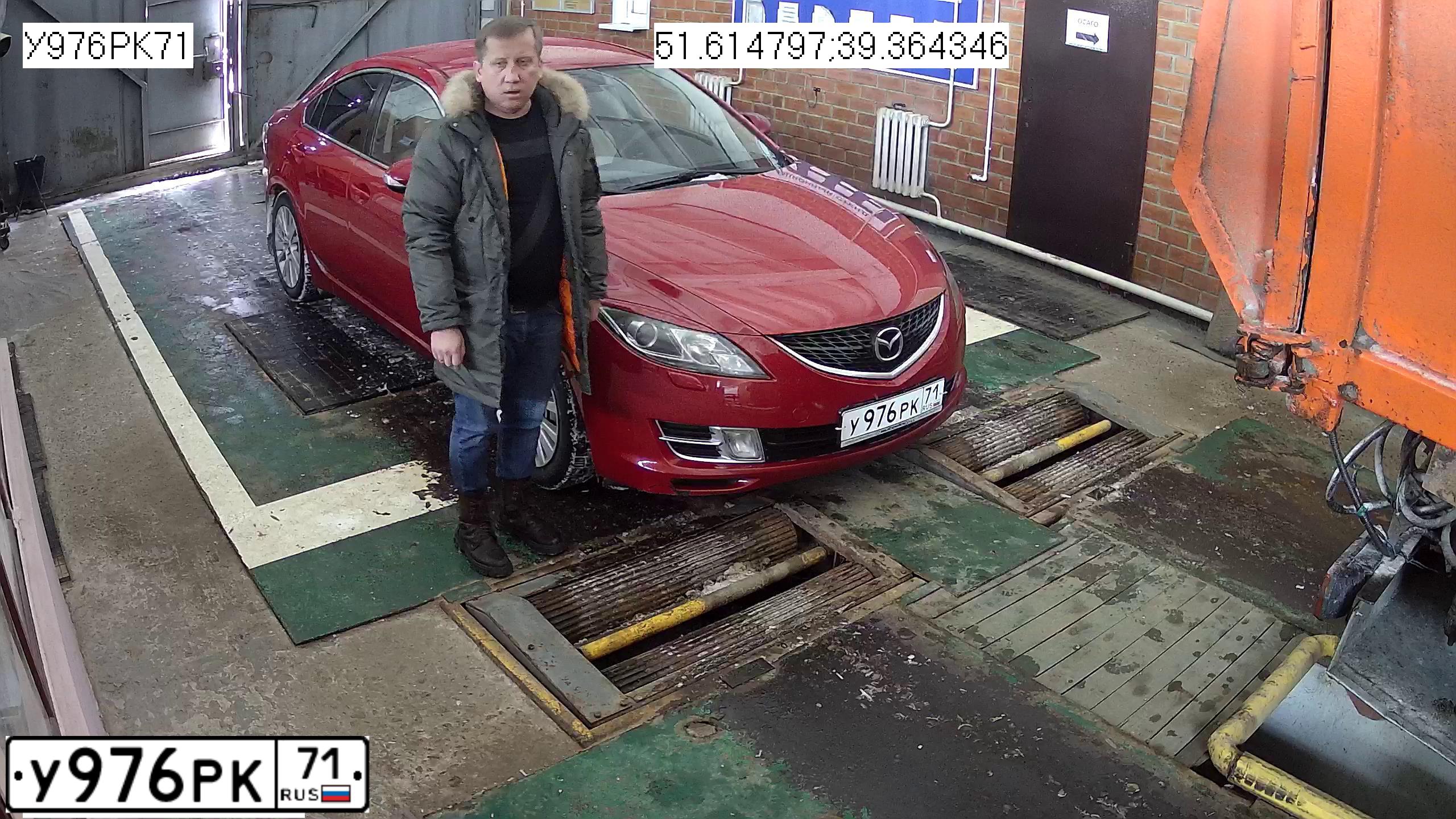 Фото автомобиля MAZDA 6, 2007 — госномер Т534КЕ181. Цвет: Красный
