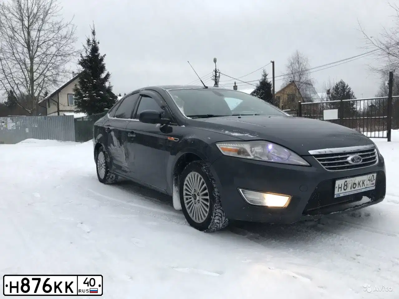Фото автомобиля LADA 2114 SAMARA, 2005 — госномер Н876КК40. Цвет: ГРАФИТОВЫЙ МЕТАЛЛИК