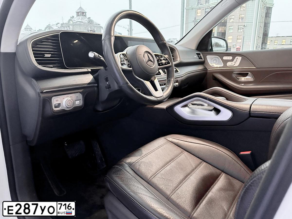 Фото автомобиля МЕРСЕДЕС-БЕНЦ GLE 400D 4MATIC, 2020 — госномер С210НМ716. Цвет: Белый