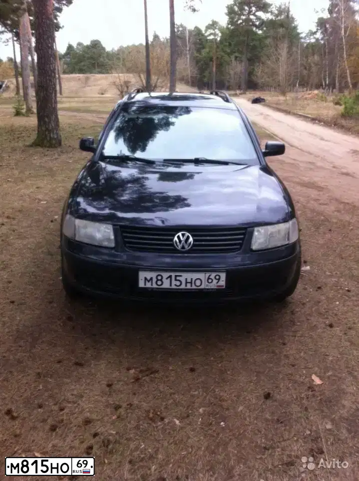 Фото автомобиля VOLKSWAGEN PASSAT, 2001 — госномер М815НО69. Цвет: ЧЕРНЫЙ