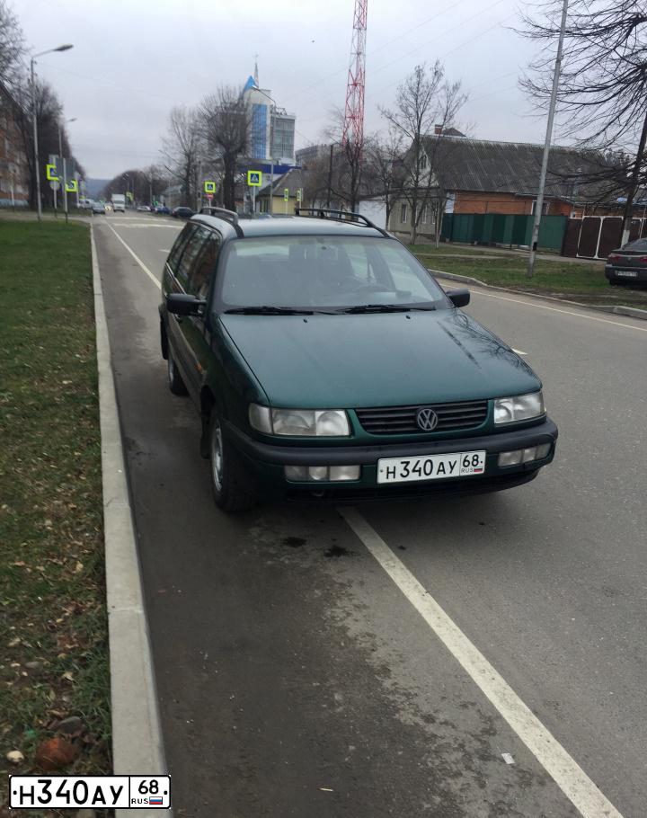 Фото автомобиля VOLKSWAGEN PASSAT, 1996 — госномер В276ВХ777. Цвет: ЗЕЛЕНЫЙ