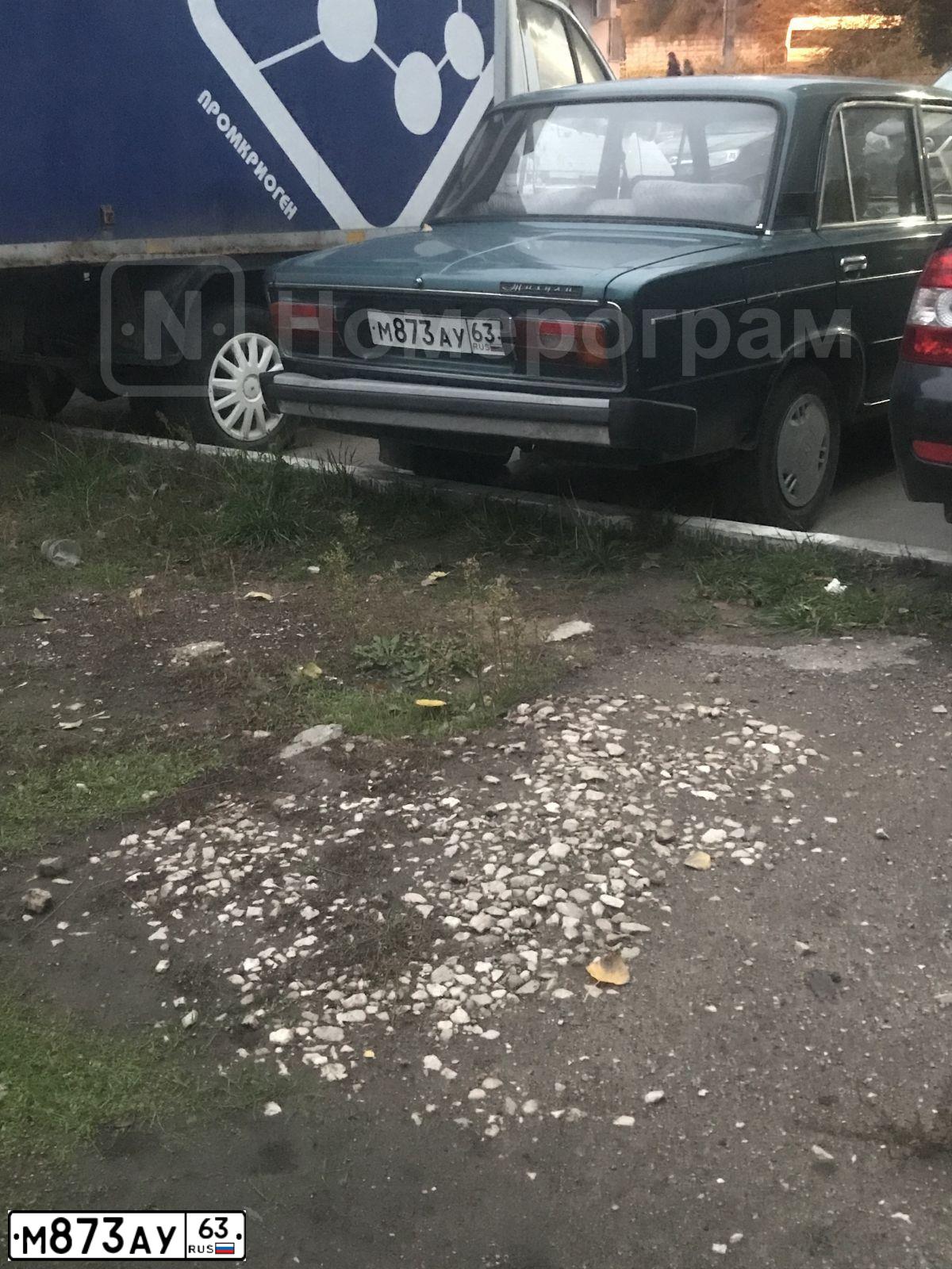 Фото автомобиля LADA 2106, 1998 — госномер М873АУ63. Цвет: СЕРЕБРИСТО-ЗЕЛЕНЫЙ