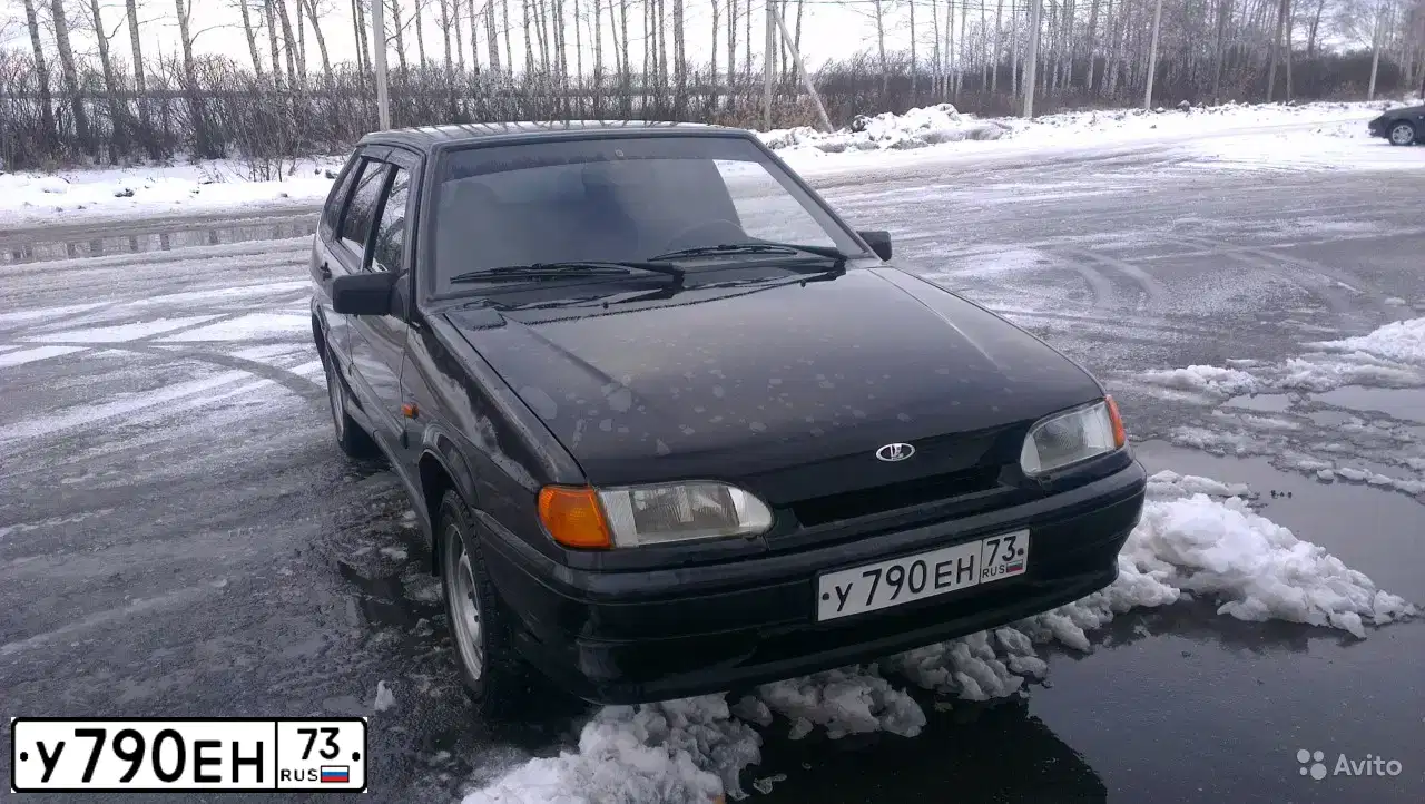 Фото автомобиля LADA 2114 SAMARA, 2011 — госномер У790ЕН73. Цвет: Сине-Черный