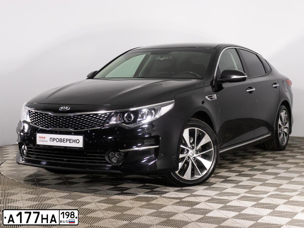 Фото автомобиля KIA MAGENTIS / OPTIMA, 2018 — госномер Е365ОМ164. Цвет: ЧЕРНЫЙ