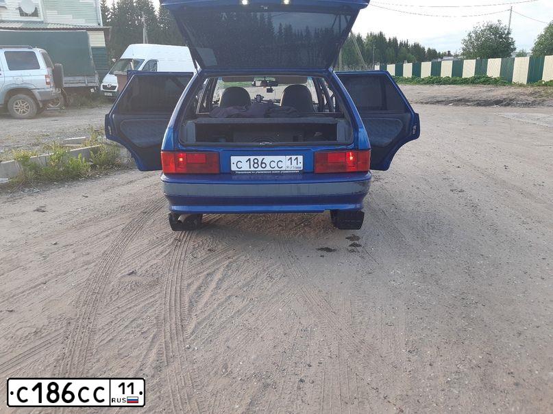 Фото автомобиля LADA 2114 SAMARA, 2007 — госномер С186СС11. Цвет: синий