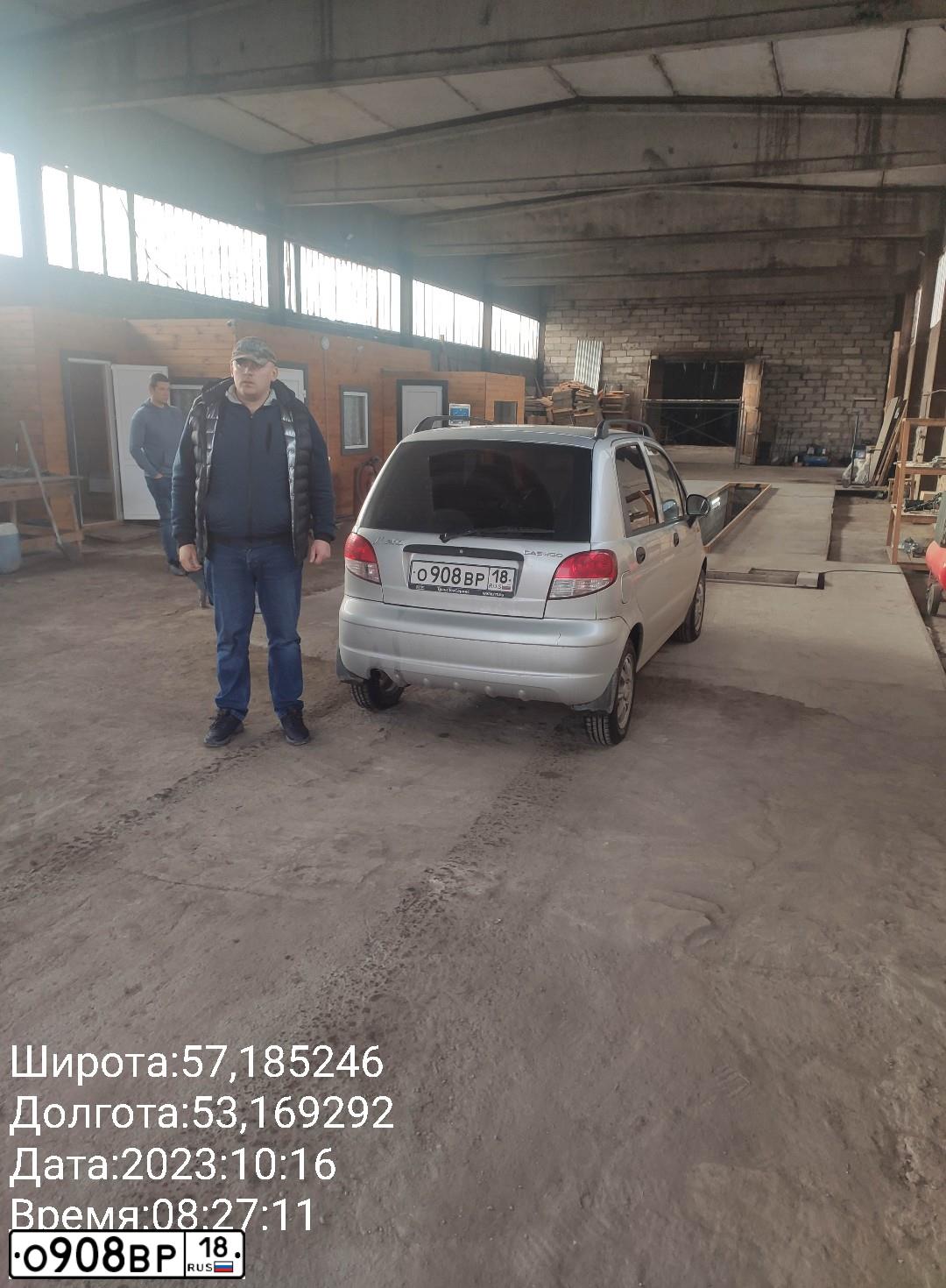 Фото автомобиля DAEWOO MATIZ, 2010 — госномер С444ОА18