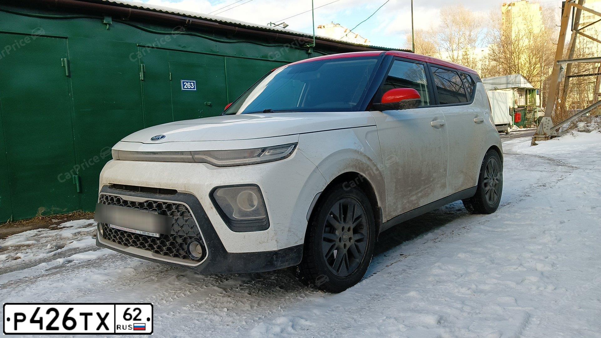 Фото автомобиля KIA SOUL, 2020 — госномер Р426ТХ62