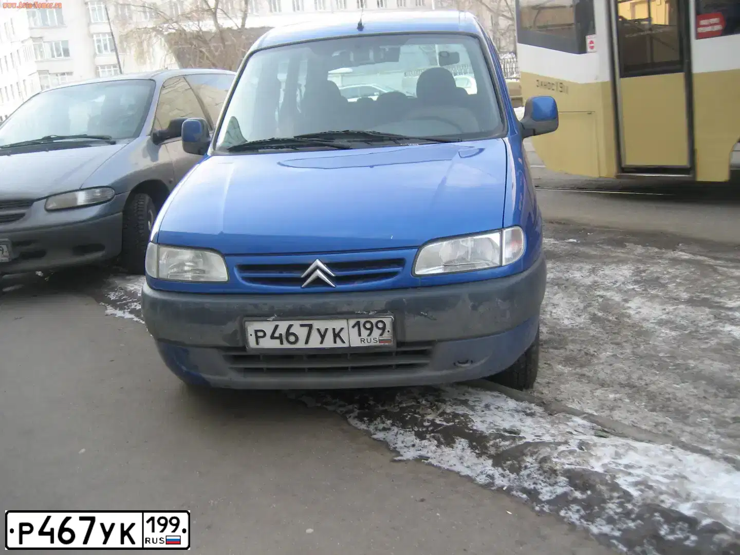 Фото автомобиля CITROEN BERLINGO, 2002 — госномер С789СО177. Цвет: СИНИЙ