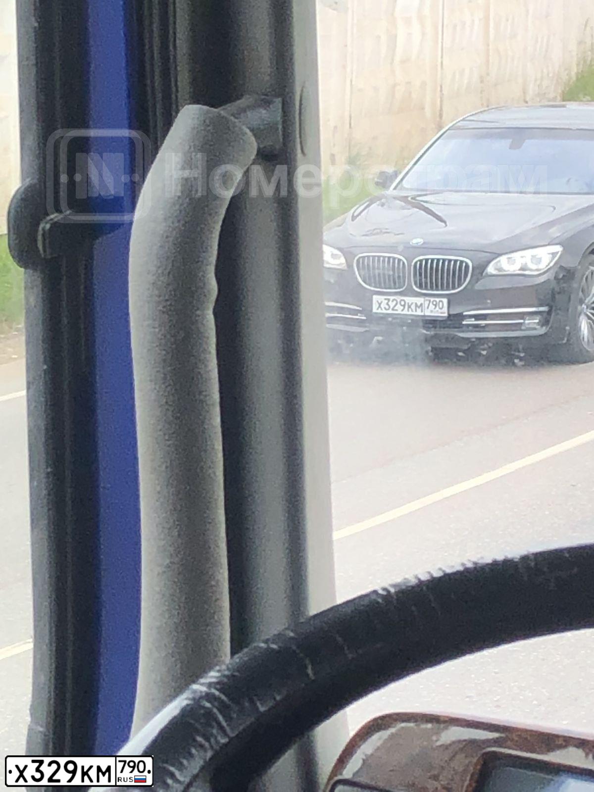 Фото автомобиля BMW SERIE 7, 2015 — госномер Х329КМ790. Цвет: ЧЕРНЫЙ