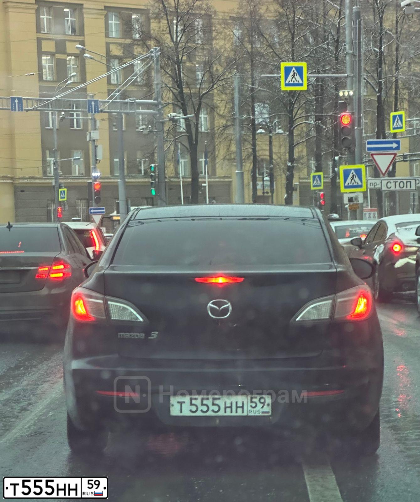 Фото автомобиля MAZDA 3, 2010 — госномер Т555НН59
