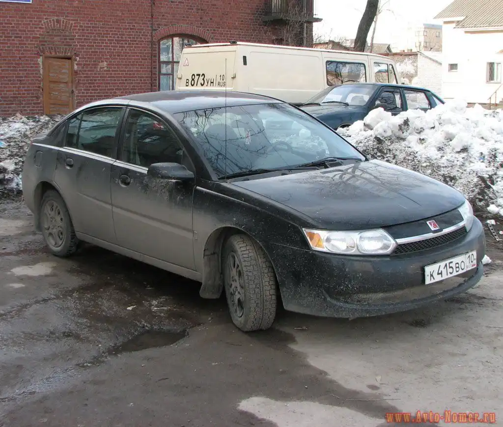 Фото автомобиля MITSUBISHI LANCER, 2006 — госномер М415ВО10. Цвет: ЧЕРНЫЙ