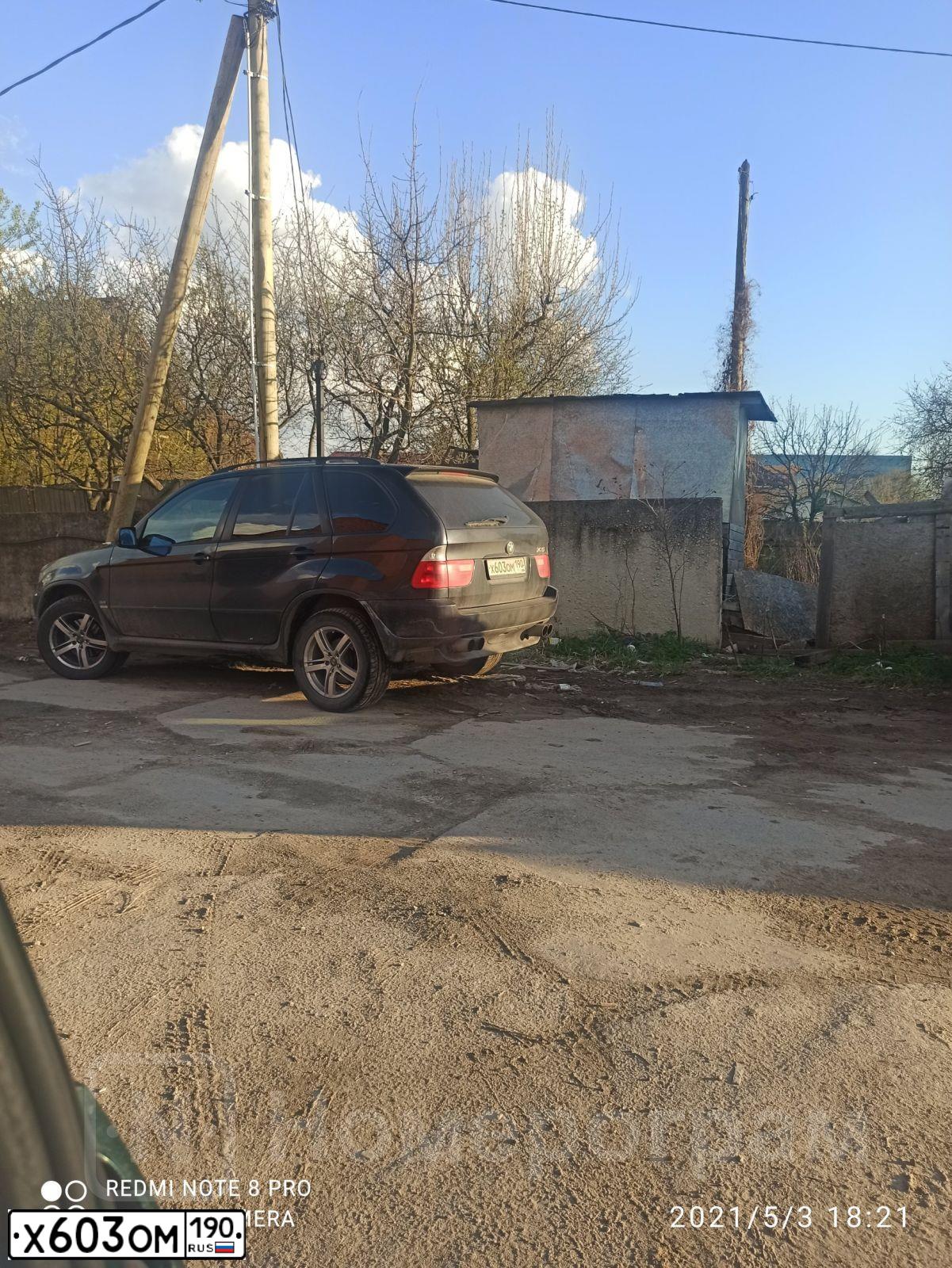 Фото автомобиля BMW X5, 2005 — госномер Х603ОМ190. Цвет: ЧЕРНЫЙ
