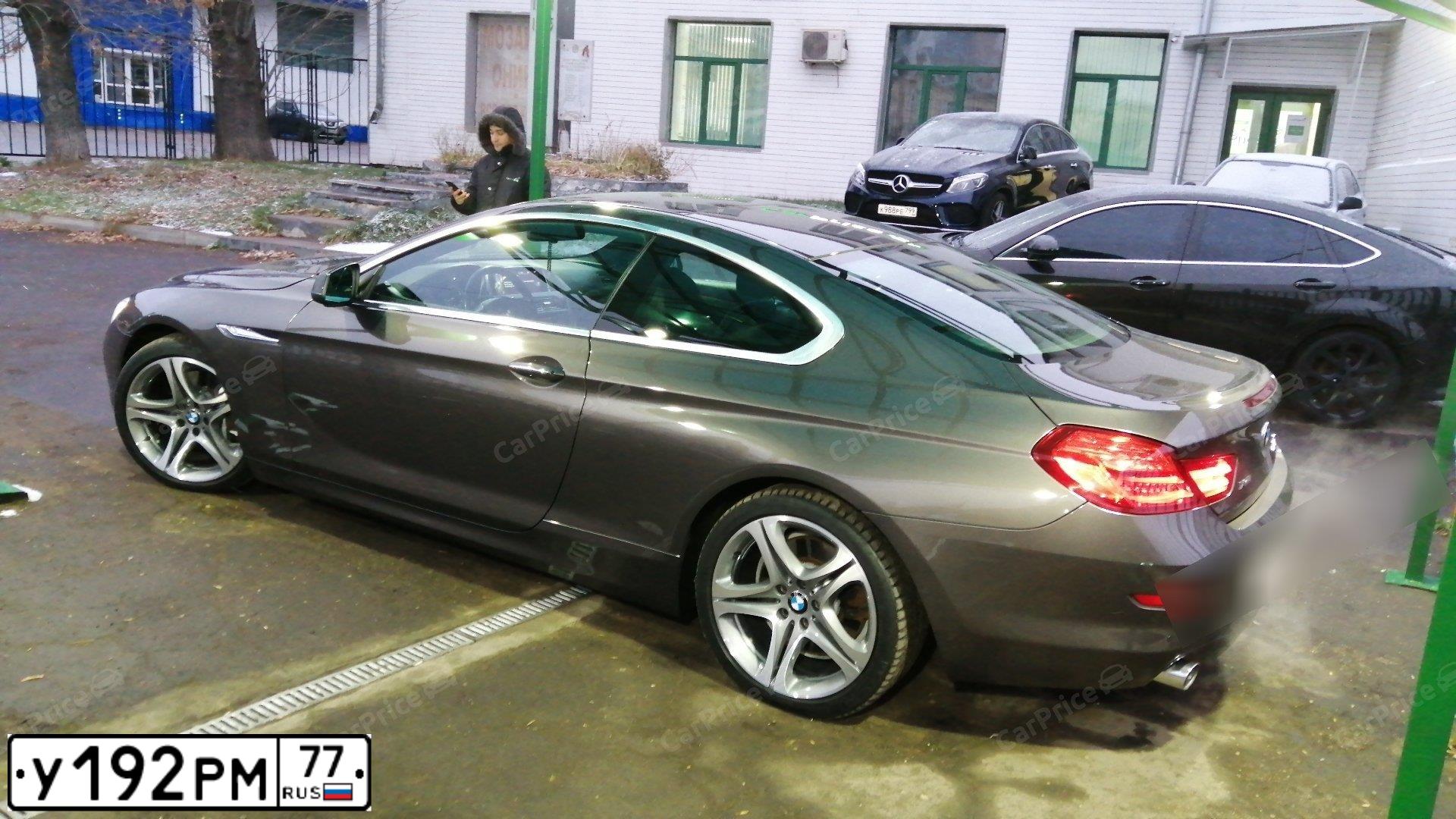 Фото автомобиля БМВ 640I ХDRIVЕ, 2014 — госномер Р295ОК716. Цвет: ТЕМНО-БЕЖЕВЫЙ