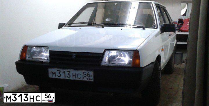 Фото автомобиля LADA 2109 SAMARA, 2000 — госномер М313НС56. Цвет: ЯРКО-БЕЛЫЙ