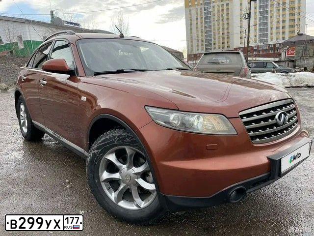 Фото автомобиля INFINITI FX35, 2007 — госномер О550ВО702