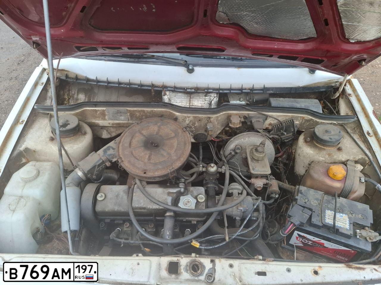 Фото автомобиля LADA 2109 SAMARA, 1989 — госномер В769АМ197. Цвет: БЕЛЫЙ