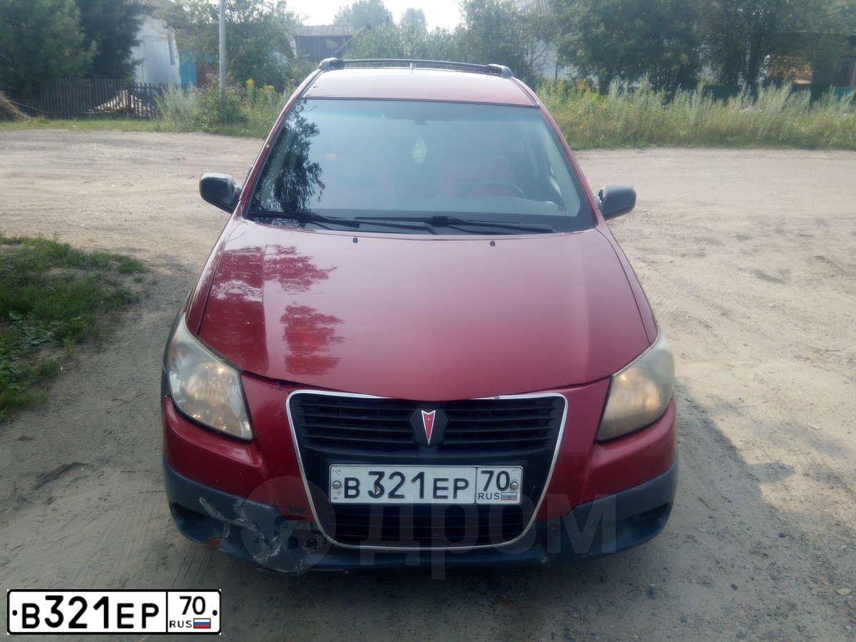 Фото автомобиля PONTIAC VIBE, 2005 — госномер В321ЕР70. Цвет: Красный
