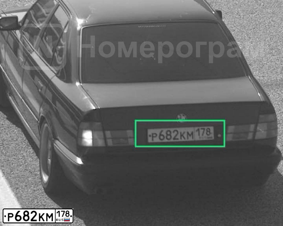 Фото автомобиля BMW W SERIE 5, 1995 — госномер Р682КМ178. Цвет: ТЕМНО-СИНИЙ