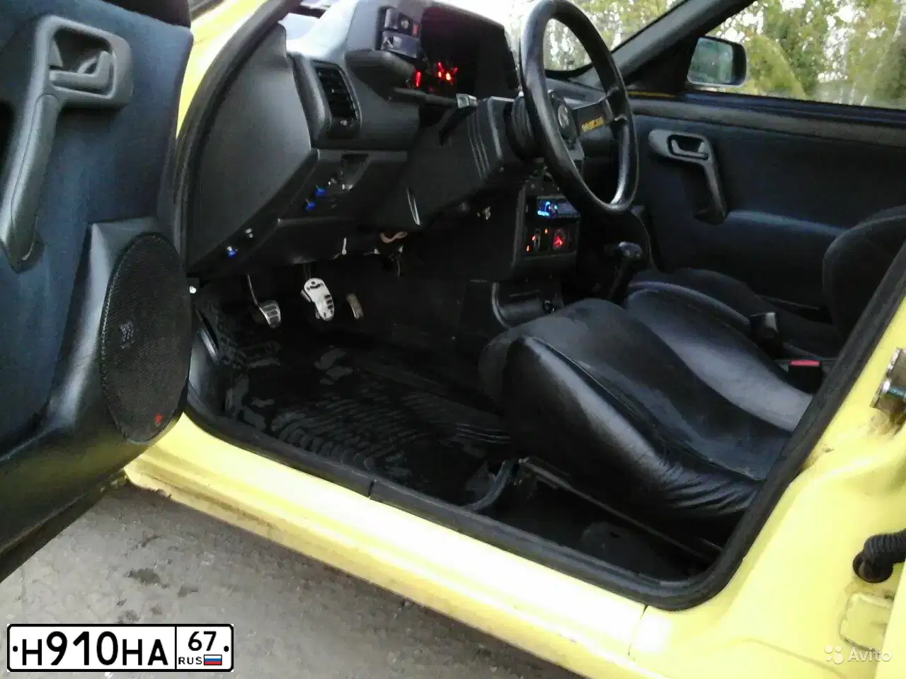 Фото автомобиля LADA 2110, 2000 — госномер Н910НА67. Цвет: ЖЁЛТЫЙ