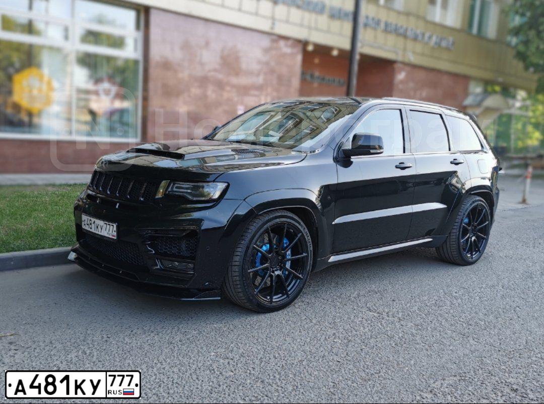 Фото автомобиля JEEP GRAND CHEROKEE, 2014 — госномер А481КУ777. Цвет: ЧЕРНЫЙ