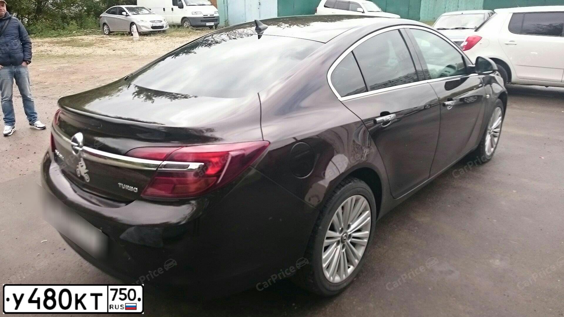 Фото автомобиля OPEL INSIGNIA, 2014 — госномер Т428ЕВ71. Цвет: Коричневый