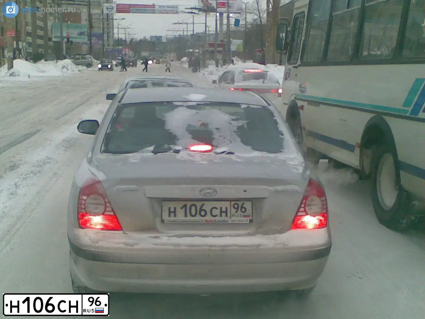 Фото автомобиля TAGAZ ELANTRA XD, 2009 — госномер В549ТО69. Цвет: Серебристый