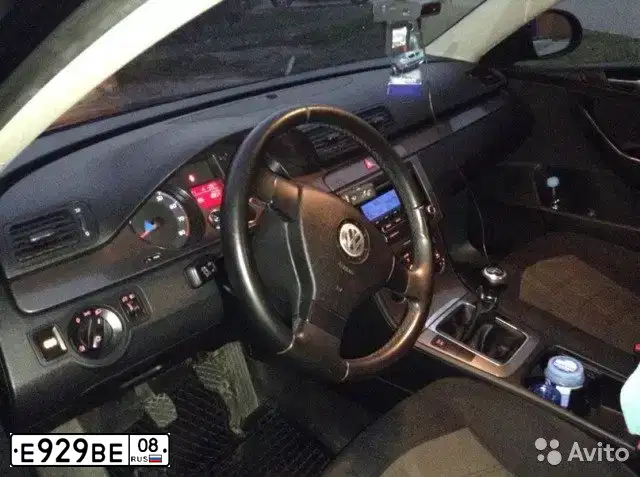 Фото автомобиля VOLKSWAGEN PASSAT, 2008 — госномер А001СК08. Цвет: ЧЕРНЫЙ