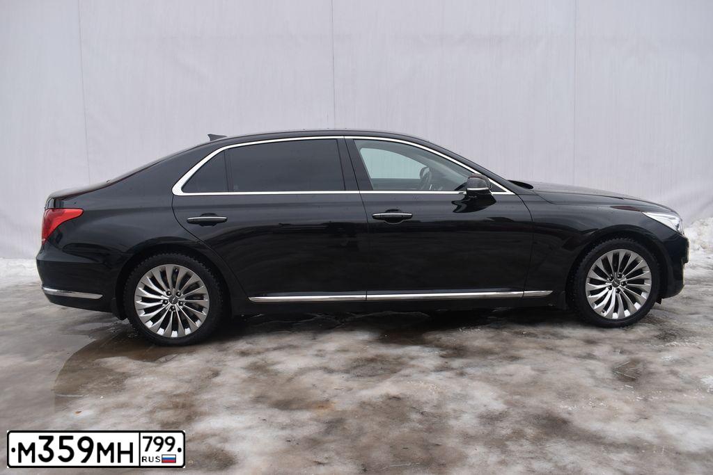 Фото автомобиля GENESIS G90, 2018 — госномер С197ММ797. Цвет: ЧЕРНЫЙ