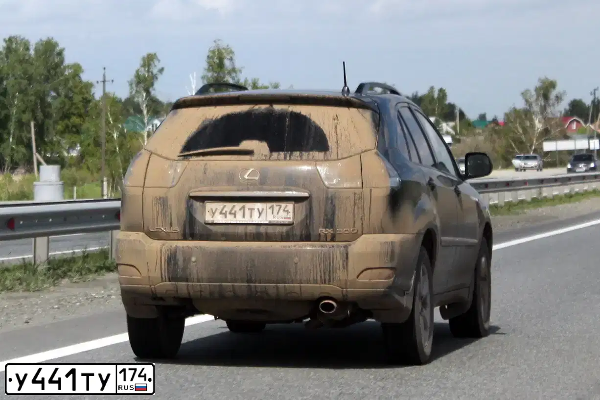 Фото автомобиля LEXUS RX, 2006 — госномер В033ОО96. Цвет: ЧЕРНЫЙ