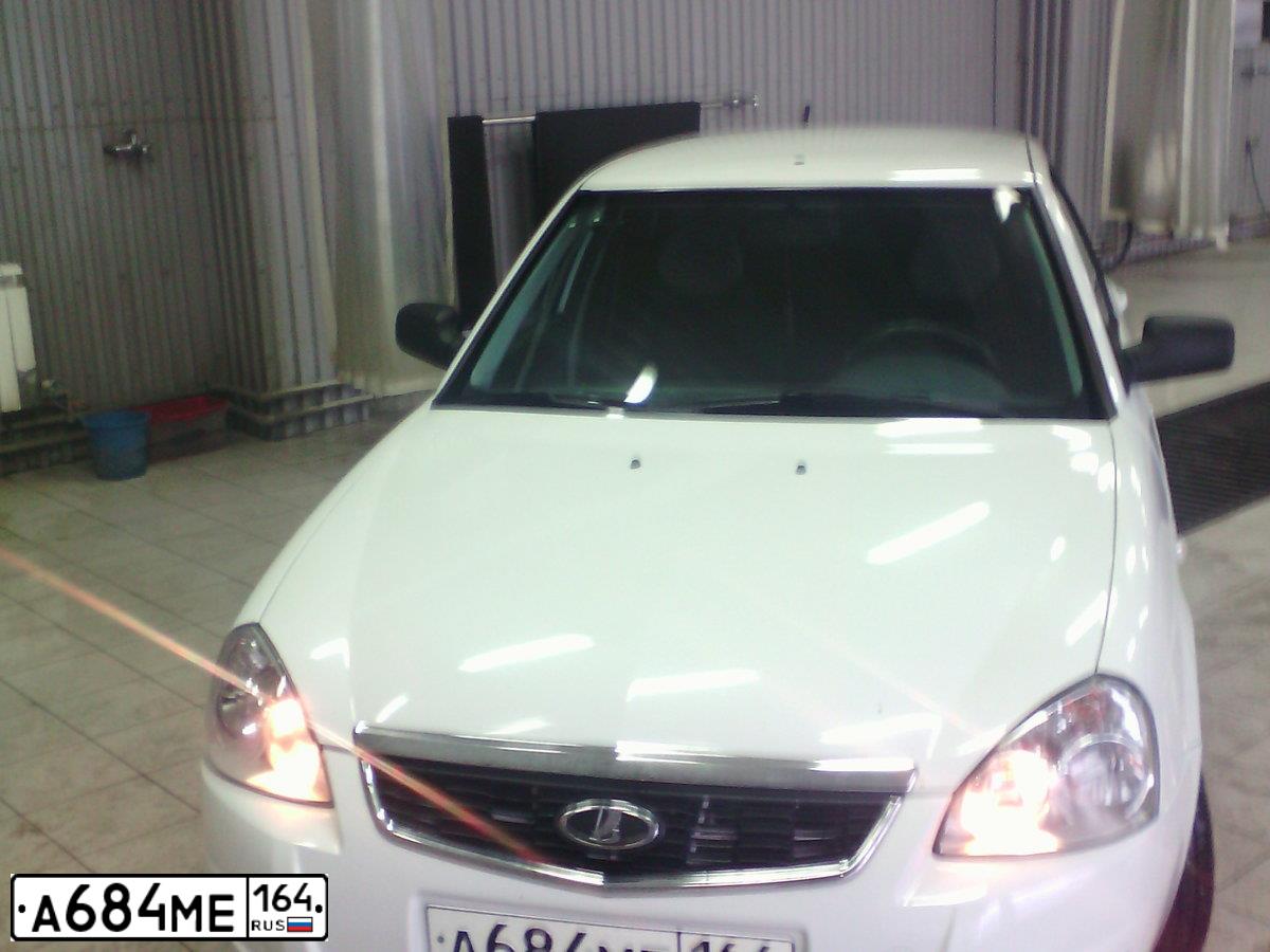 Фото автомобиля LADA 2170 PRIORA, 2012 — госномер С178ММ40. Цвет: Белый