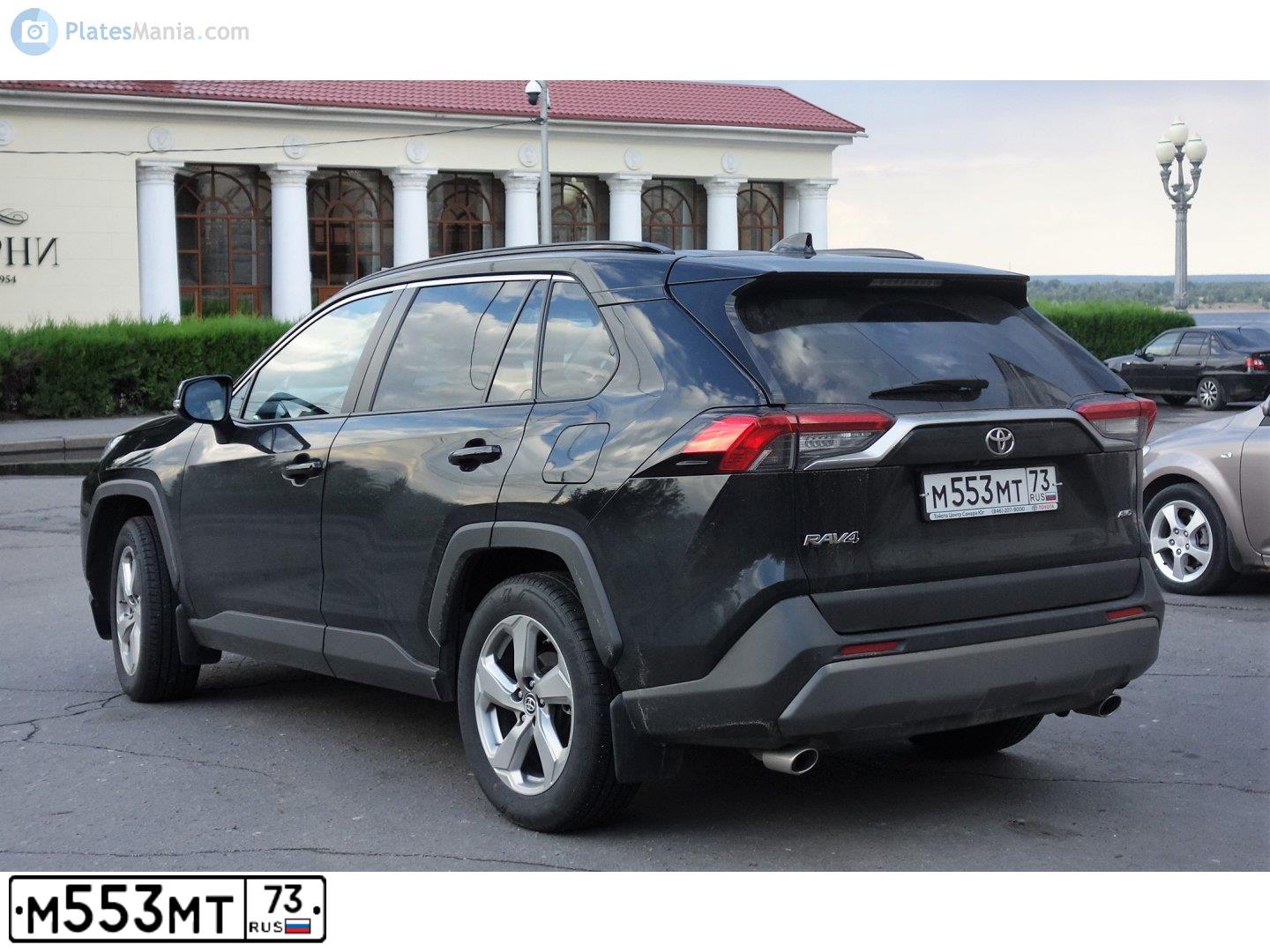 Фото автомобиля TOYOTA RAV4, 2020 — госномер М333УА73. Цвет: ЧЕРНЫЙ