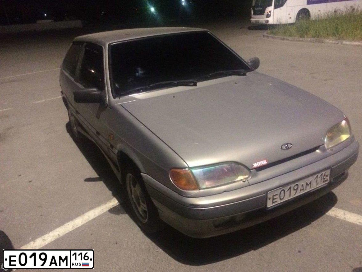 Фото автомобиля LADA 2113, 2007 — госномер М679ТЕ21. Цвет: СЕРО-БЕЖЕВЫЙ