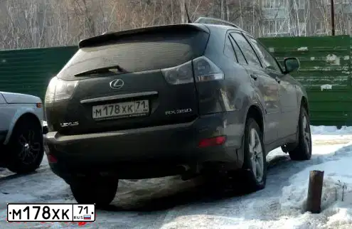 Фото автомобиля LEXUS RX, 2006 — госномер О430СК36. Цвет: ТЕМНО-СЕРЫЙ