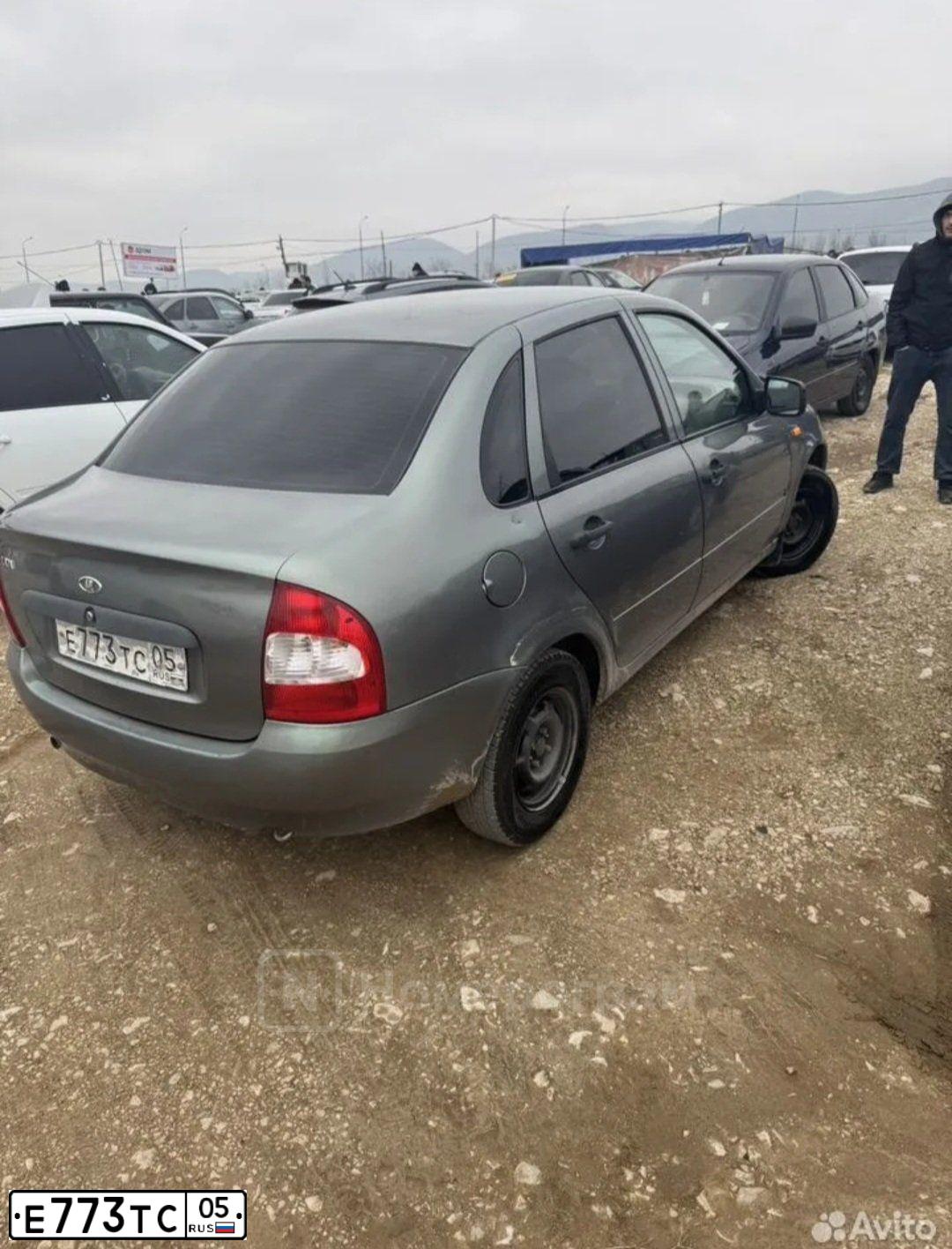 Фото автомобиля LADA 1118 KALINA, 2008 — госномер Е773ТС05. Цвет: ТЕМНО-СЕРЫЙ МЕТАЛЛИК