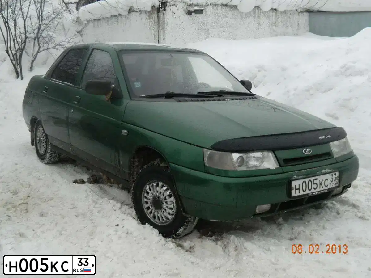 Фото автомобиля LADA 2110, 1999 — госномер Н005КС33. Цвет: СЕРЕБРИСТО-ЗЕЛЕНЫЙ