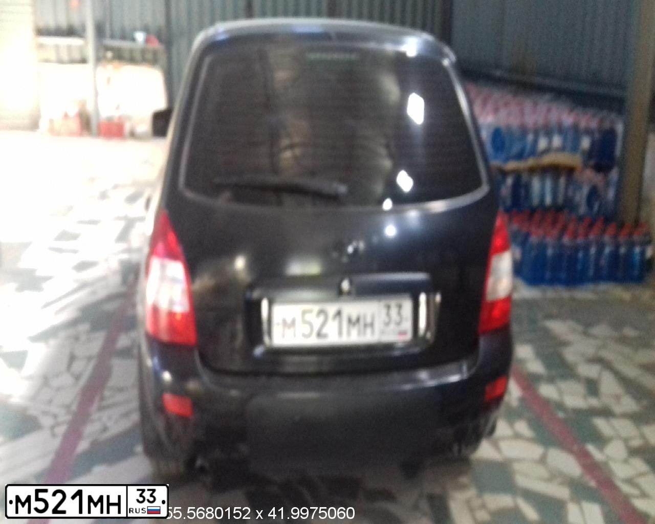 Фото автомобиля LADA 1117 KALINA, 2011 — госномер М521МН33. Цвет: ЧЕРНО-СИНИЙ