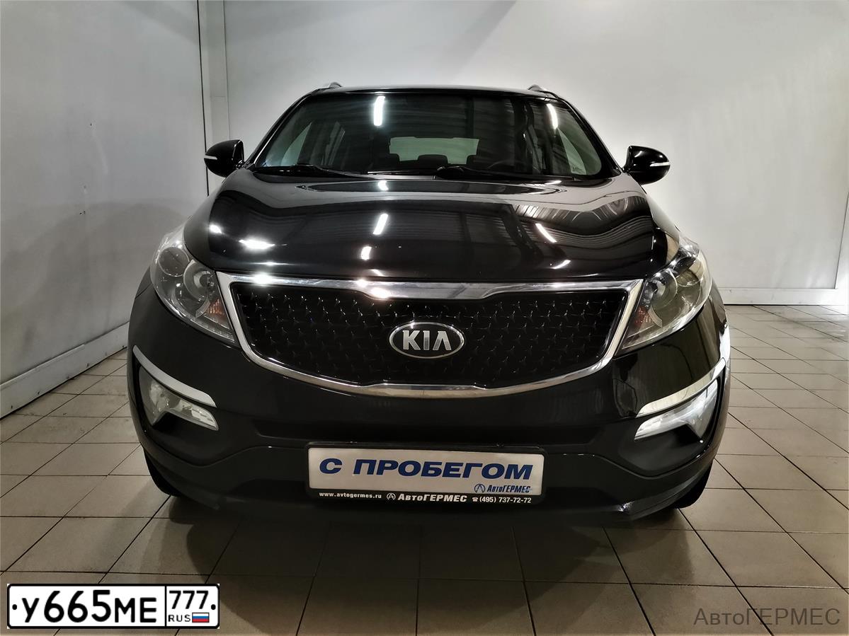Фото автомобиля KIA SPORTAGE, 2014 — госномер К201ОЕ126. Цвет: ЧЕРНЫЙ