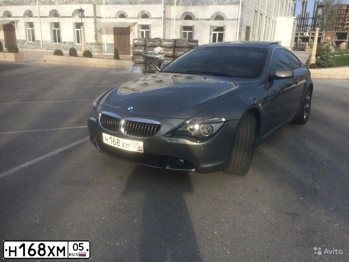 Фото автомобиля BMW SERIE 6, 2004 — госномер М888ТС95. Цвет: СЕРЫЙ