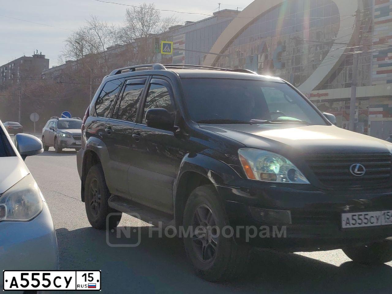 Фото автомобиля VAZ LADA GRANTA, 2024 — госномер А555СУ15. Цвет: Белый