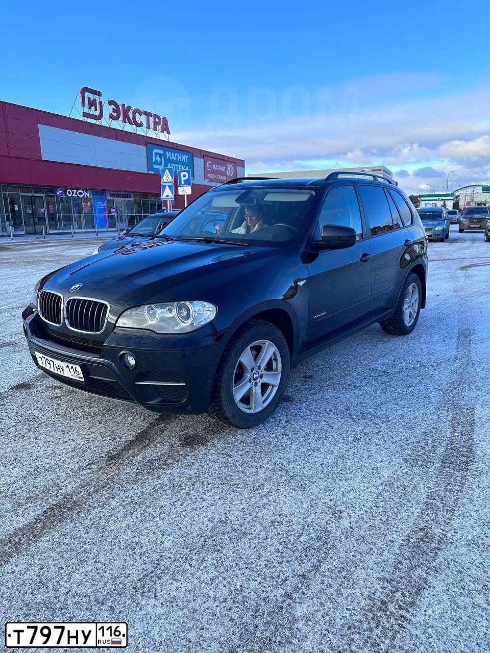 Фото автомобиля BMW X5, 2013 — госномер Т797НУ116. Цвет: ЧЕРНЫЙ