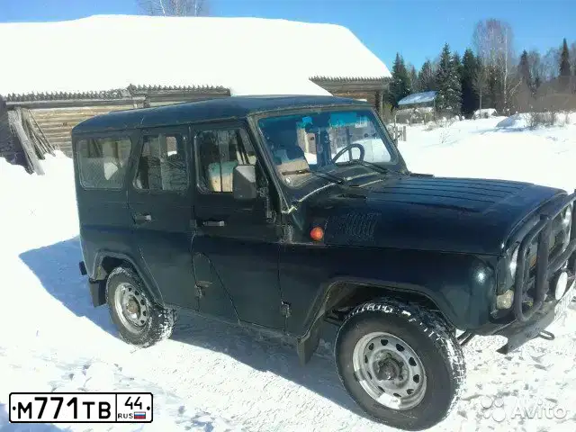 Фото автомобиля UAZ 3151 / HUNTER, 2008 — госномер М771ТВ44. Цвет: СЕРЕБРИСТО-ЗЕЛЕНЫЙ