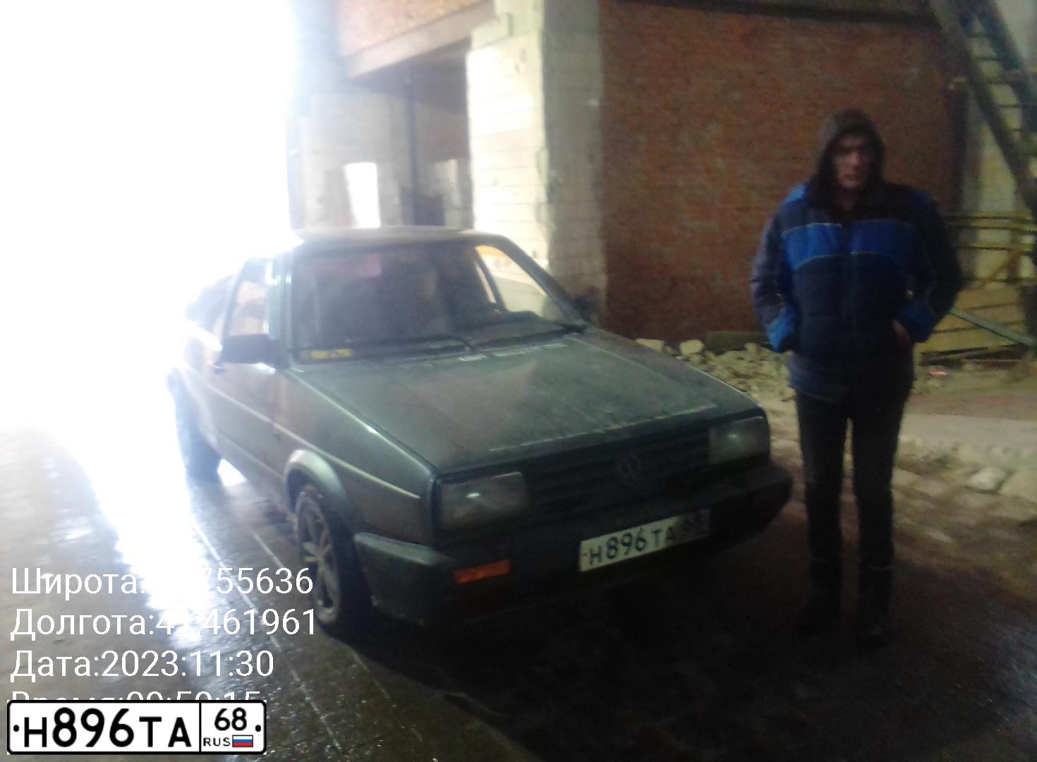 Фото автомобиля VOLKSWAGEN JETTA, 1988 — госномер М583РЕ68. Цвет: СЕРЫЙ МЕТАЛЛИК