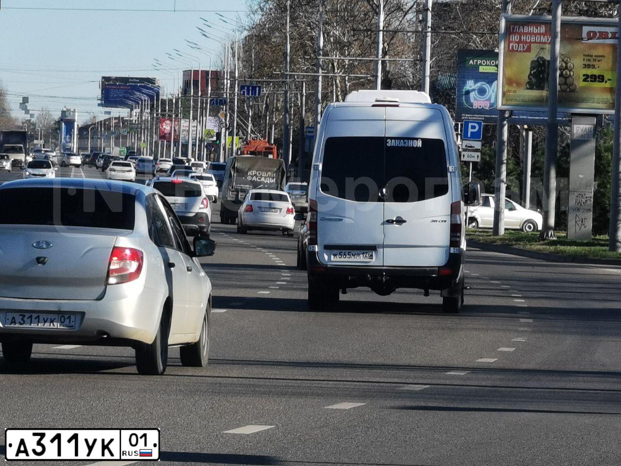 Фото автомобиля LADA 2190 GRANTA, 2017 — госномер А311УК01. Цвет: Серебристый