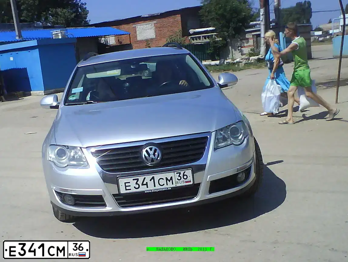 Фото автомобиля VOLKSWAGEN PASSAT, 2006 — госномер С366СР36. Цвет: СЕРЕБРИСТЫЙ