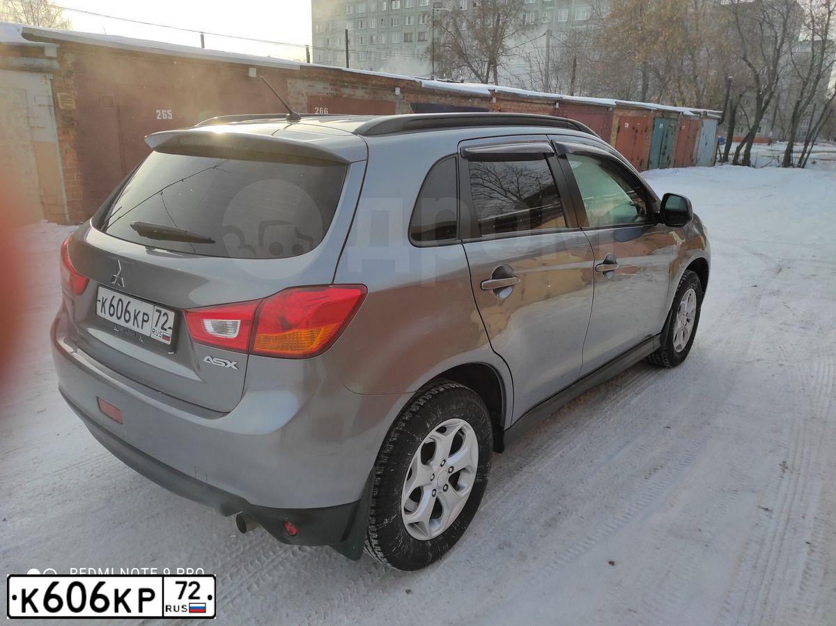 Фото автомобиля MITSUBISHI ASX, 2012 — госномер В532МР196. Цвет: СЕРЫЙ